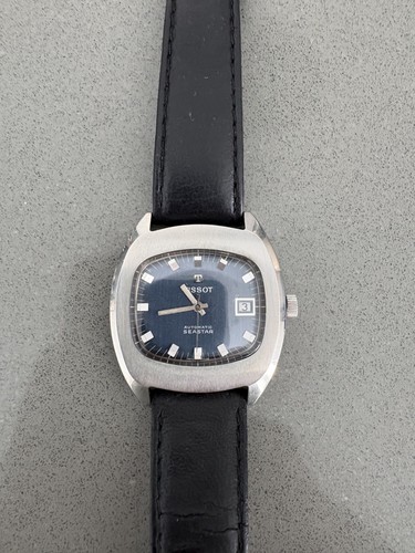 Vintage wrist watch tissot sea - vintage,