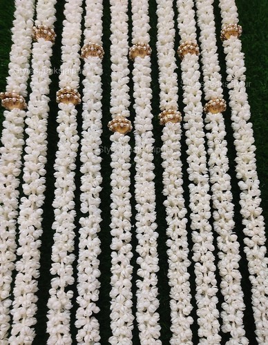 Mogra jasmine flower garland - jasmine,