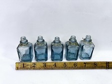 Old Vintage French Blue Glass