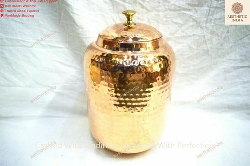 Pure copper hammered - hammered, liter