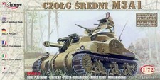 US Army M3A1 Medium Tank 1/72 Scale (Mirage Hobby)