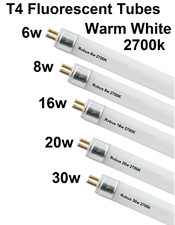 T4 fluorescent Tubes 8w-16w-20w 25w-30w under cabinet Flourescent Lamps 2700k