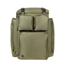 Carp Fishing Rucksack Green 50 Litre Luggage Tackle 6 Pockets - Carper Tackle