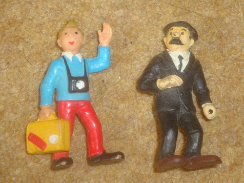 Tintin plastic figures 1975 - figures,