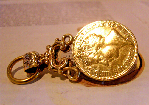 Pocket watch chain fob - chain,