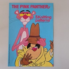 Pink Panther Knitting Pattern Booklet, Gary Kennedy Intarsia, 24-44"