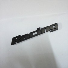 1x Black Matte Racing Metal