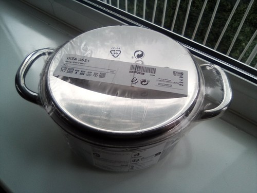 Ikea stainless pot lids - pot, w
