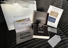 BEAVERBROOKS 9CT YELLOW GOLD DIAMOND HALO RING,GIFT BAG, BOXES & MORE SIZE N