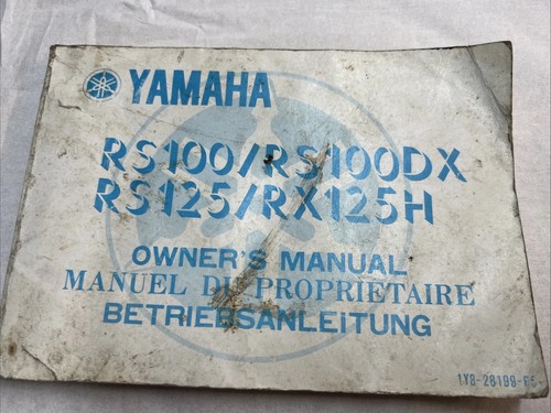 Yamaha rs100 rs100dx rs125 - yamaha,