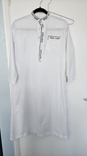White basic thobe - thobe., size