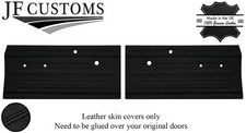 Black stitch leather - black, front