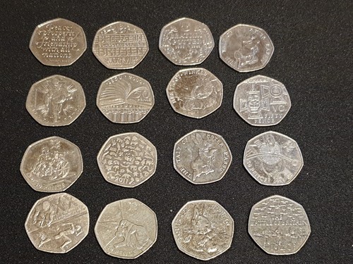 Rare 50p coins - 50p, 16
