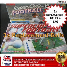 3x Balls - TOMY SUPER CUP FOOTBALL SPARES - 3 x Footballs + Bag - GAME SPARES #O