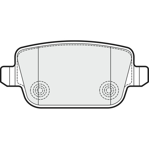 Brake pads set for - brake, focus