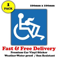 FUNNY CAR STICKERS - Naughty