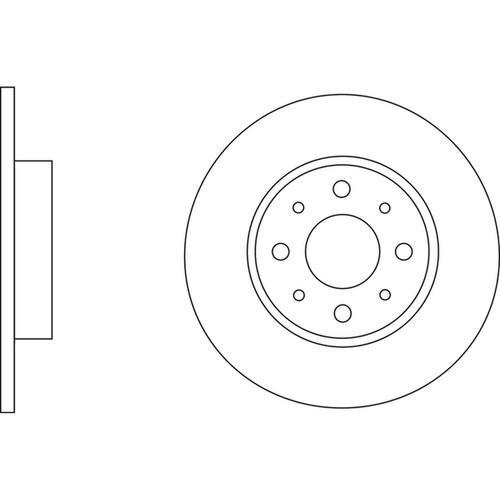 Brake discs solid for alfa - brake,