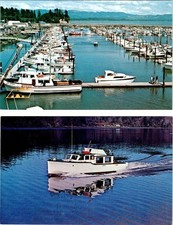 2~Postcards WA Ilwaco BOAT