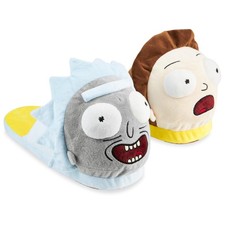 Rick & Morty Mens 3D House Slippers Slip On Warm Lining Comfortable Stylish