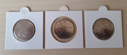 Olympic 50p coins boxing - 50p, coins;