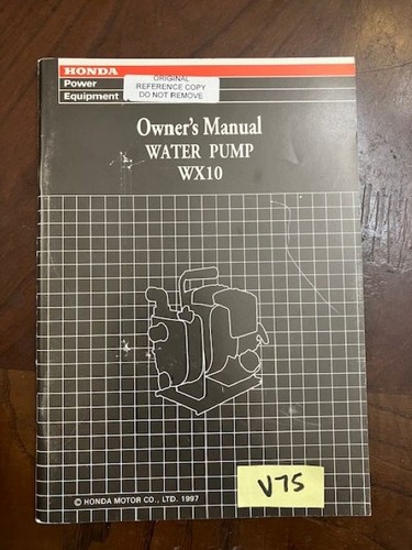 Oem honda wx10 water - wx10, pump