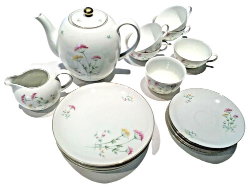Bavarian porcelain tea set - bavarian,