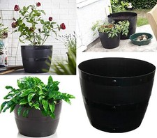 Plastic barrel planter plant - planter,