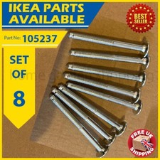 8-Pack IKEA Flat Hex Head