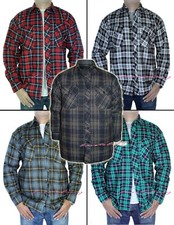 Mens Boys Check Shirt THICK