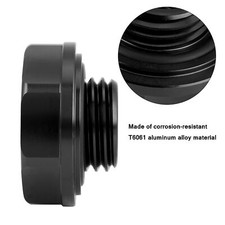 (Black) Oil Filler Cap Fit For