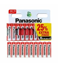 100 x Panasonic AA Zinc Carbon