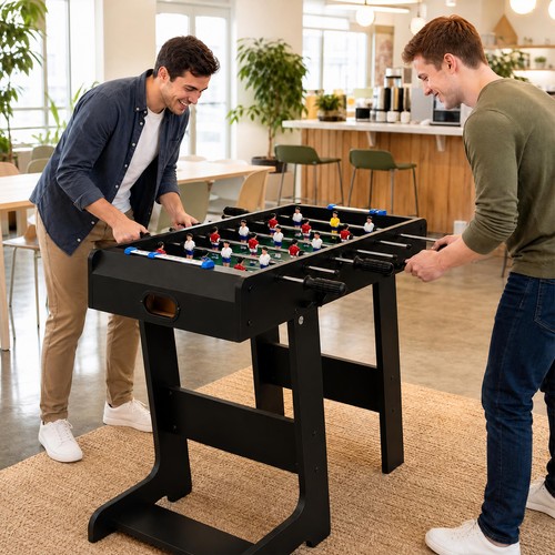 Folding table football game - table,