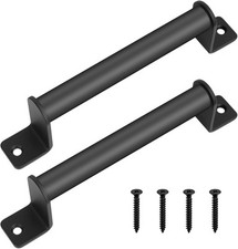 2 Pcs Black Door Handles, Gate