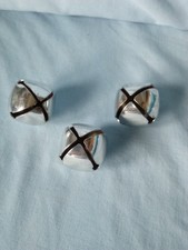 3x Bells for Craft Etc. Metal Bells. 1.5" size.  used for Xmas costume.