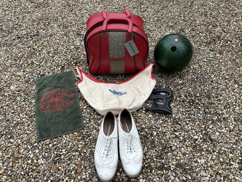 Vintage brunswick bowling bag - bowling,