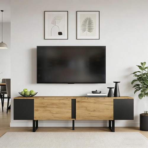 180cm unit sale oak - oak, black