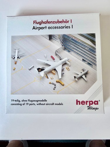 Herpa airport accessories set - airport,