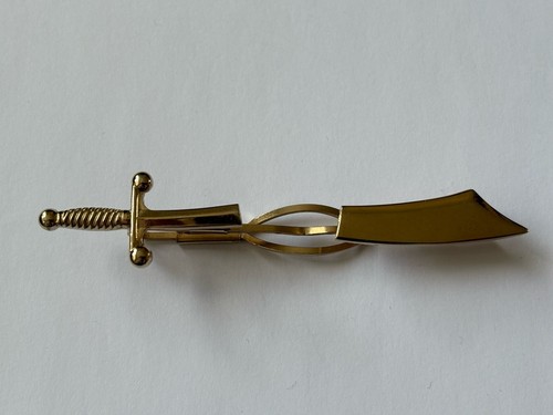Old vintage stratton tie - tie, clip.