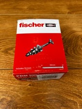 FISCHER GKM FIXINGS PLASTER BOARD DOWEL 4-5 X 35MM FIXINGS SCREWS INCLUDED