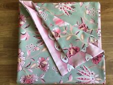 Cushion Cover Made W/ Cath Kidston Friendship Gardens & Bud Stripe Cotton New