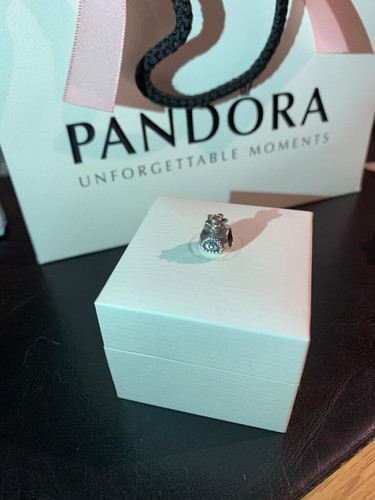 Pandora silver orange cz - pandora,