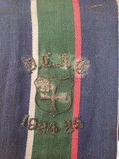 Vintage 1924-25 P.C.A.C. Wire Embroidered Parish Church Athletic Club Banner