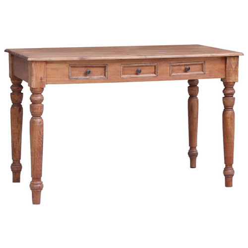 Writing desk old brown - brown, solid