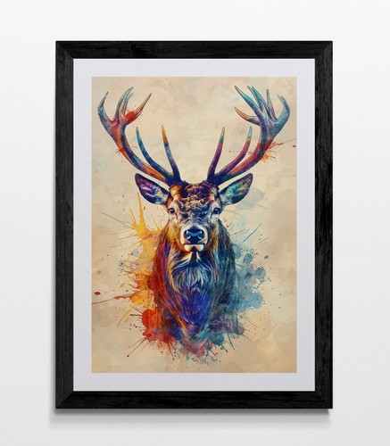 Stag deer animal - animal, canvas