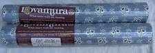 Vintage 1970’s Novamura Wallpaper 2 Rolls Evette Pattern Blue With Floral Design