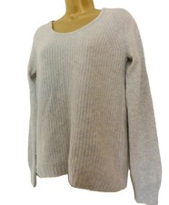 the white company 100% cashmere oatmeal jumper Small UK 8-10