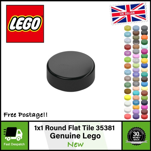 1x1 round flat - flat, tile