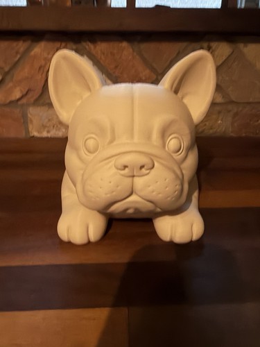 French bulldog shaped - bulldog, cream