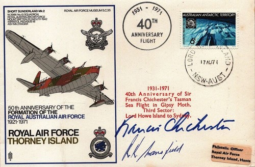 Sir francis chichester signed - sir,