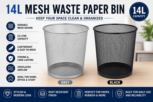 14l metal mesh - 14l, bin
